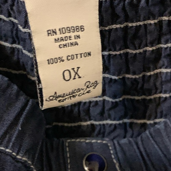 Strapless American Rag Tunic/Top size 0X - Picture 13 of 15